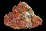 Natural, Red Quartz Crystal Cluster - Morocco #158483-1